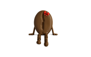 Coffee Beans Bow